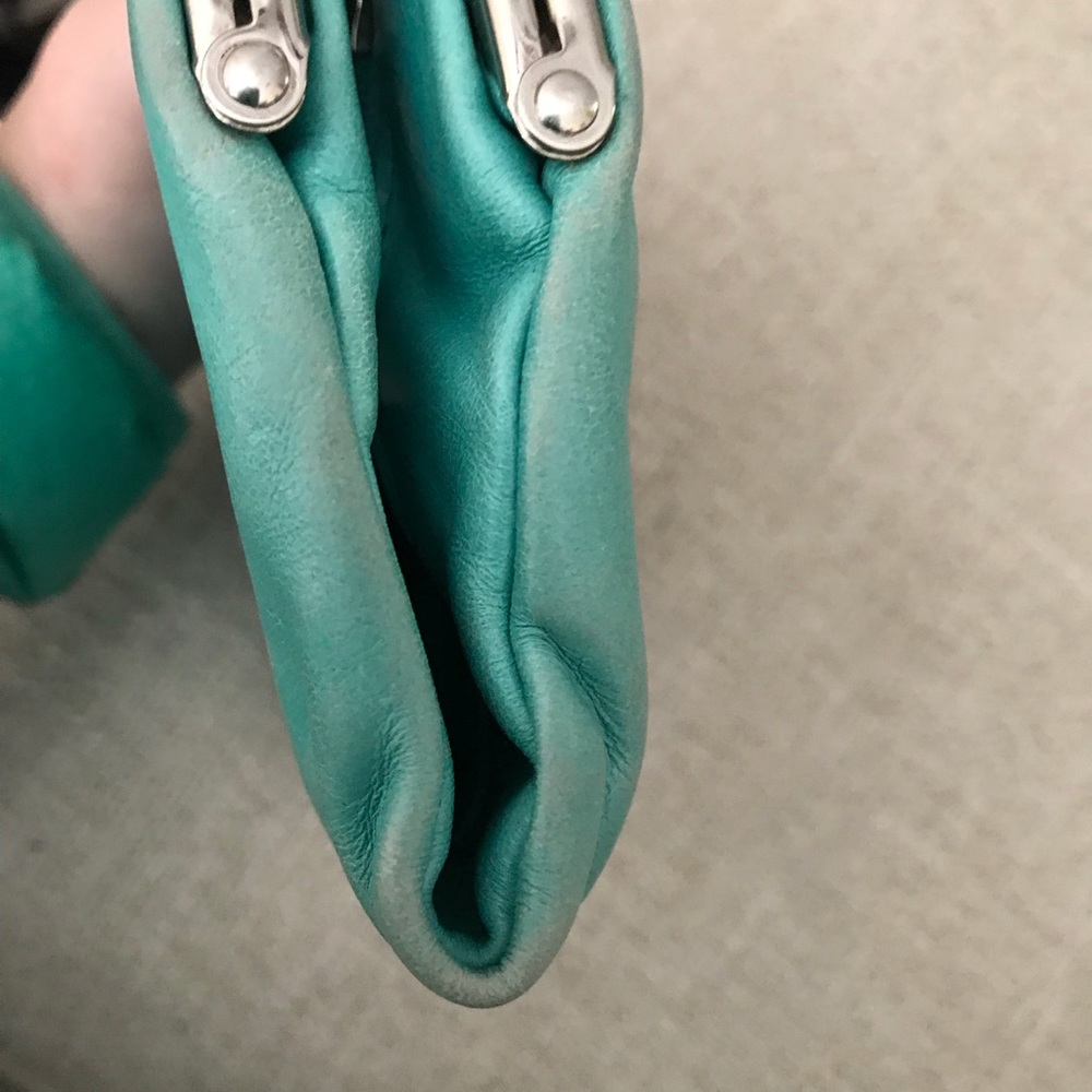 Turquoise hobo wallet!